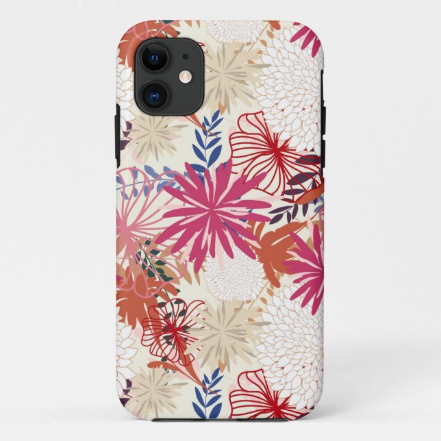 Capa Para iPhone Da Case-Mate Fundo floral 3 (Verso)