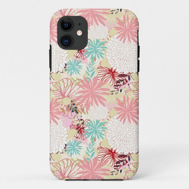 Capa Para iPhone Da Case-Mate Fundo floral 4 (Verso)