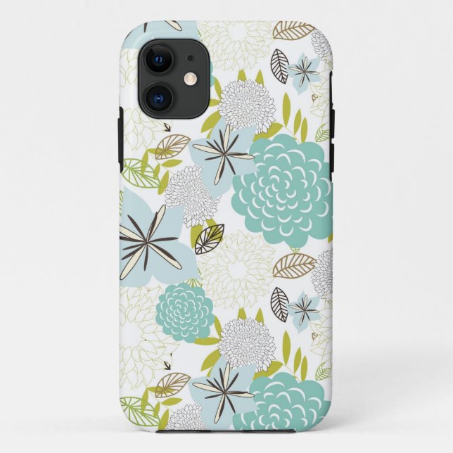 Capa Para iPhone Da Case-Mate Fundo floral 5 (Verso)