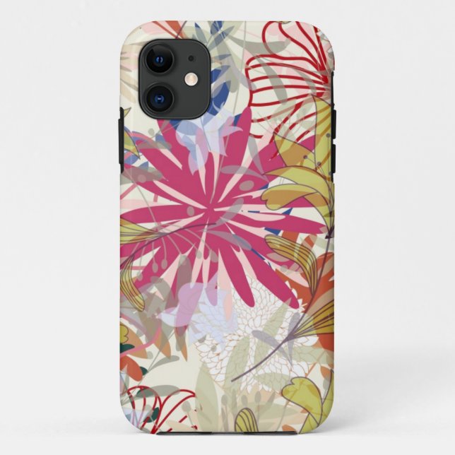 Capa Para iPhone Da Case-Mate Fundo floral 6 (Verso)