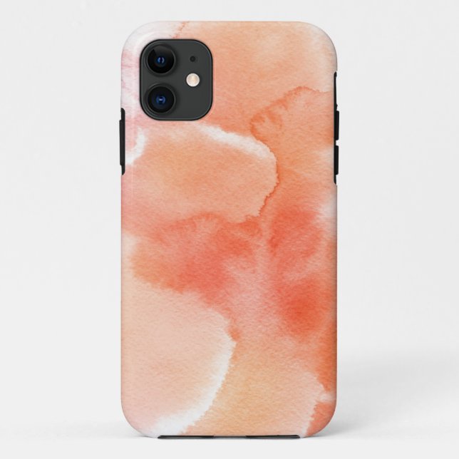 Capa Para iPhone Da Case-Mate fundo pintado manualmente com abstrato d aquarela (Verso)