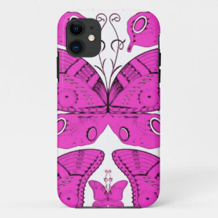 Capa Para iPhone Da Case-Mate Fushia Butterflies