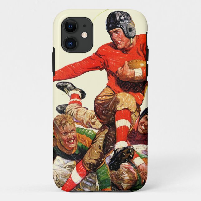 Capa Para iPhone Da Case-Mate Futebol da faculdade (Verso)