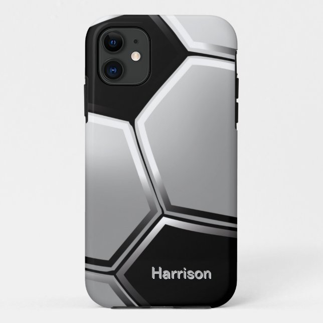 Capa Para iPhone Da Case-Mate Futebol de bola (Verso)