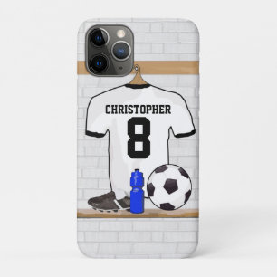 Capa Para iPhone Da Case-Mate Futebol Negro Personalizado Jersey