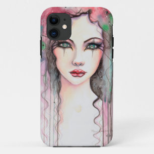 Capa Para iPhone Da Case-Mate Garota Pintada Abstrata Colorida Aquarela