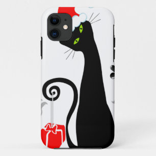 Capa Para iPhone Da Case-Mate Gatinho de Natal moderno