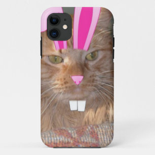 Capa Para iPhone Da Case-Mate Gato de Gato de Gato de Gato de páscoa Laranja