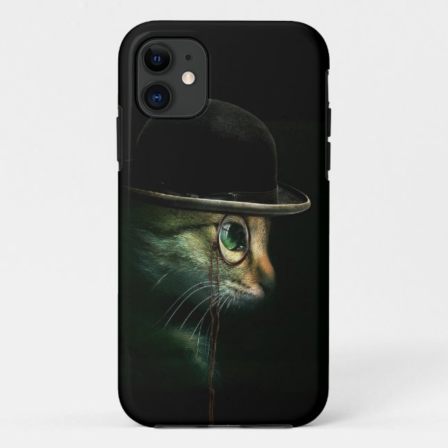 Capa Para iPhone Da Case-Mate Gato de Steampunk (Verso)