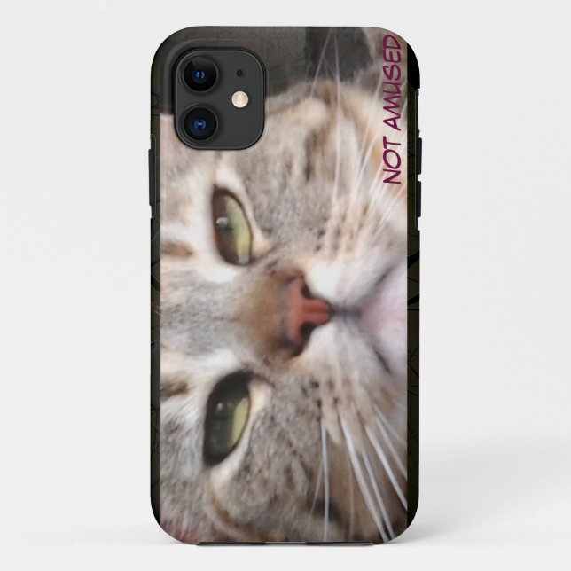 Capa Para iPhone Da Case-Mate Gato Mal-Humorado (Verso)