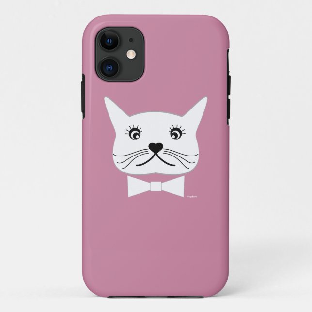 Capa Para iPhone Da Case-Mate Gato Masculino Engraçado, Legal (Verso)