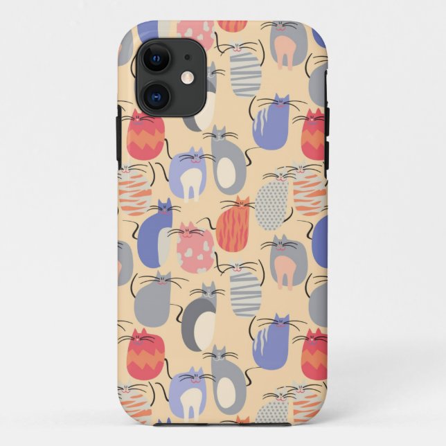 Capa Para iPhone Da Case-Mate Gatos em toda parte (Verso)