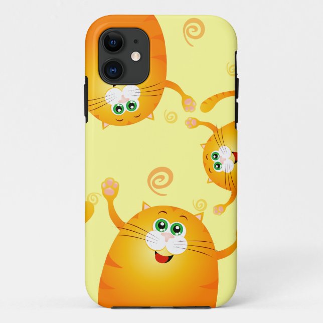 Capa Para iPhone Da Case-Mate Gatos engraçados, caso do iPhone 5 (Verso)