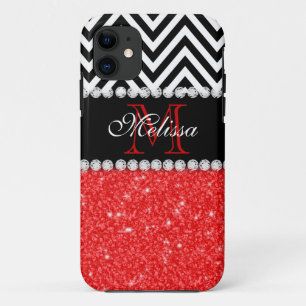 CAPA PARA iPhone DA Case-Mate GELO VERMELHO CHEVRON MONOGRAMMED