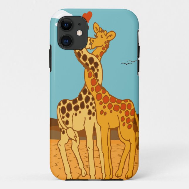 Capa Para iPhone Da Case-Mate Girafas no amor (Verso)