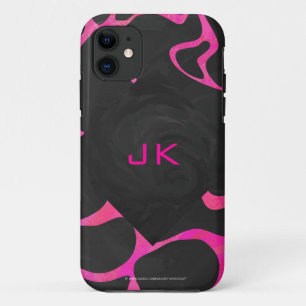 Capa Para iPhone Da Case-Mate Giraffe Hot Pink e Impressão preto