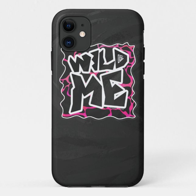 Capa Para iPhone Da Case-Mate Giraffe Hot Pink e Impressão preto (Verso)