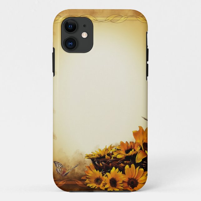 Capa Para iPhone Da Case-Mate Girassóis (Verso)
