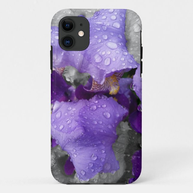 Capa Para iPhone Da Case-Mate gotas de chuva na íris (Verso)