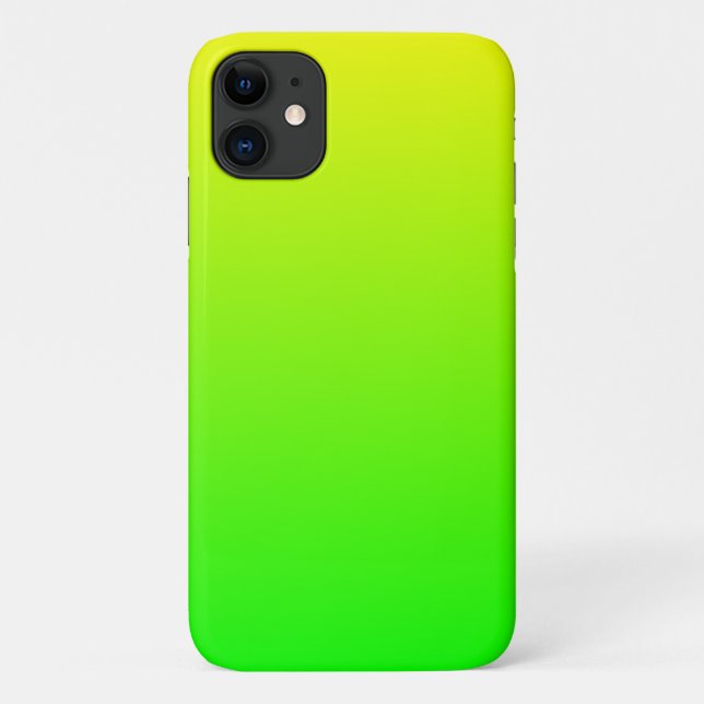 Capa Para iPhone Da Case-Mate Gradiente Verde Amarelo (Verso)