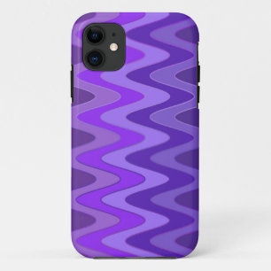 Capa Para iPhone Da Case-Mate Gradientes de cor Ondas ZigZag - violeta