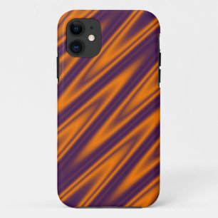 Capa Para iPhone Da Case-Mate Gradientes de cor ZigZag Stripes - violeta laranja