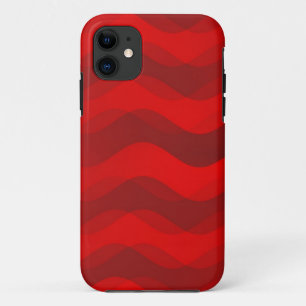 Capa Para iPhone Da Case-Mate Gradientes de cores Ondas - Adoro vermelho