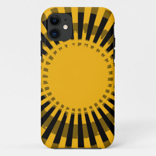 Capa Para iPhone Da Case-Mate Gráfico sem costura com faixas de funk amarelas