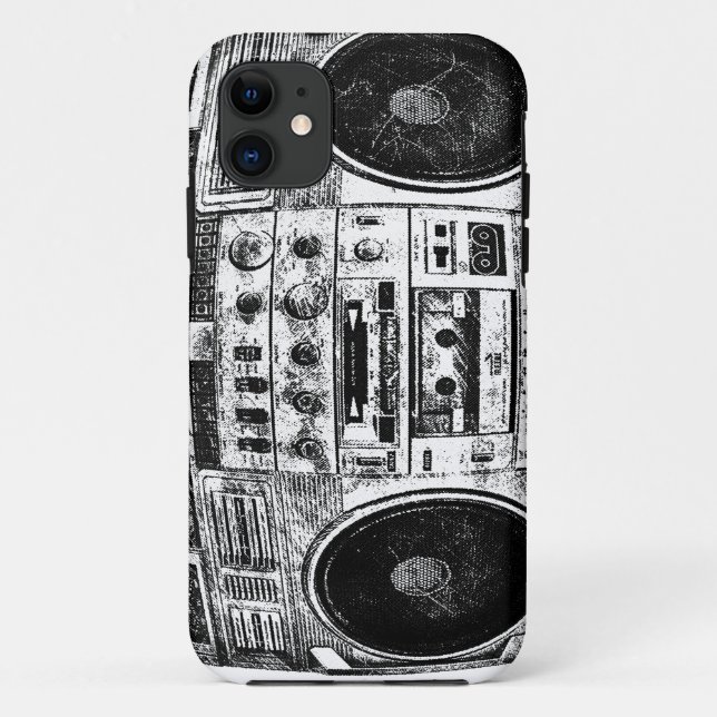 Capa Para iPhone Da Case-Mate Grafites de Boombox (Verso)