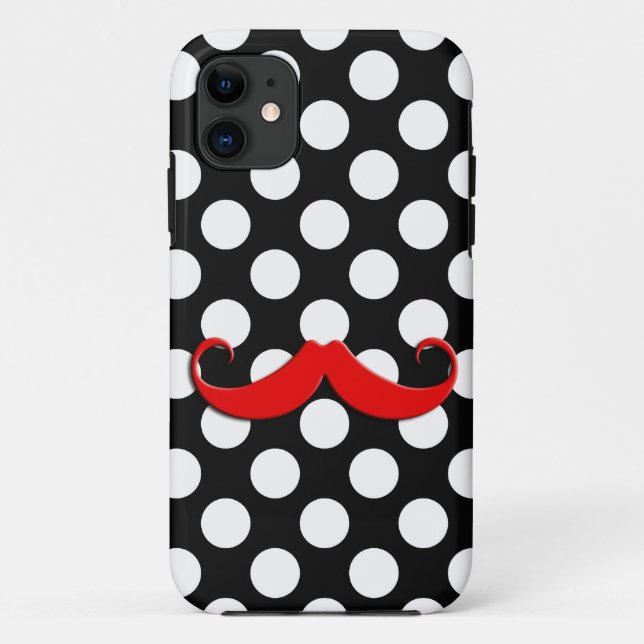 Capa Para iPhone Da Case-Mate Grande bigode vermelho (Verso)