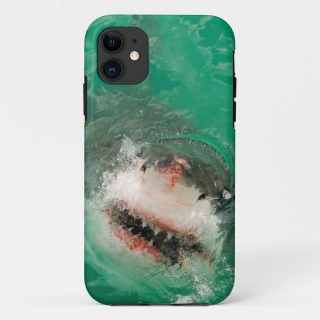Capa Para iPhone Da Case-Mate Grande branco Shark1 (Verso)