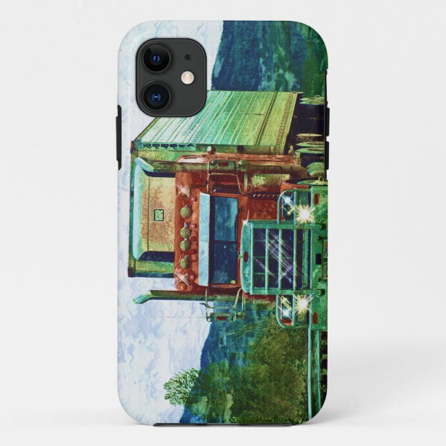 Capa Para iPhone Da Case-Mate Grande Caso de Caminhão de Carga Vermelha (Verso)