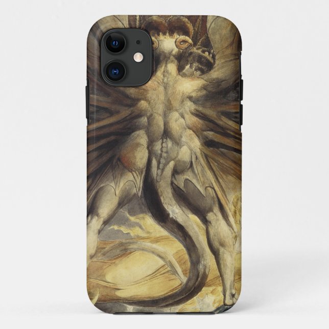 Capa Para iPhone Da Case-Mate Grande dragão vermelho (Verso)