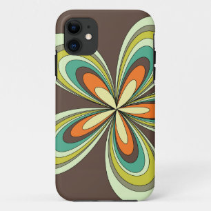 Capa Para iPhone Da Case-Mate Groovy 60s 70s Hippie Flower Brown Retro Daisy