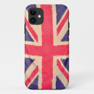 Capa Para iPhone Da Case-Mate Grunge da BANDEIRA de UNION JACK