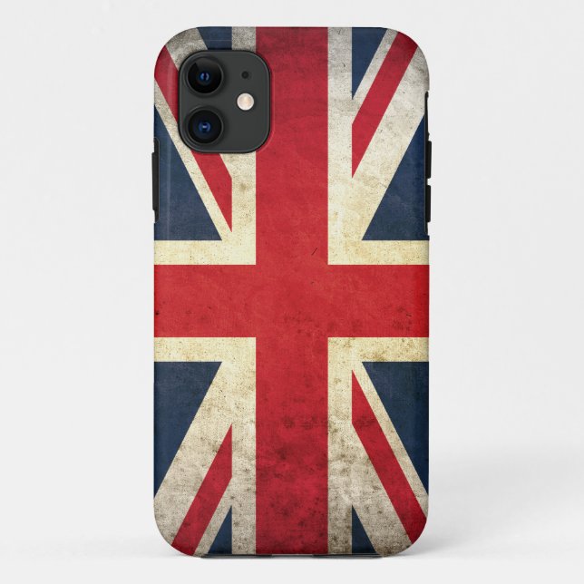 Capa Para iPhone Da Case-Mate Grunge Union Jack (Verso)