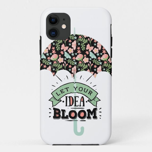 Capa Para iPhone Da Case-Mate Guarda-chuva de florescer de ideia (Verso)