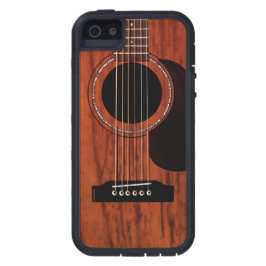 Capa Para iPhone Da Case-Mate Guitarra acústica superior de mogno