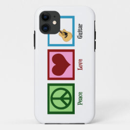 Capa Para iPhone Da Case-Mate Guitarra do amor da paz