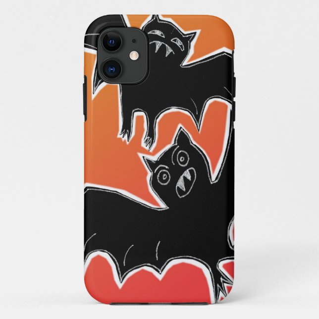 Capa Para iPhone Da Case-Mate Halloween Bats 2 (Verso)