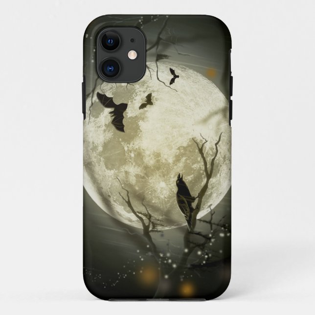 Capa Para iPhone Da Case-Mate Halloween Moon (Verso)