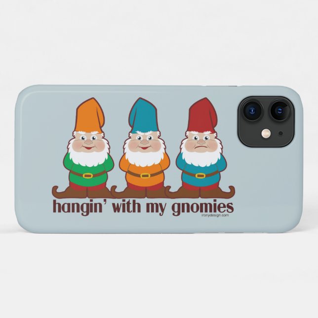 Capa Para iPhone Da Case-Mate Hangin com meu Gnomies (Verso (horizontal))