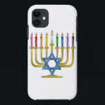 Capa Para iPhone Da Case-Mate Hanukkah Rainbow Candles Dourados Menorah<br><div class="desc">Você está vendo The Lee Hiller Designs Collection of Home and Office Decor,  Roupa,  Gifts and Coleções. As Designs incluem Lee Hiller Photoographic e Mixed Media Digital Art Collection. Você pode ver sua fotografia da Nature em http://HikeOurPlanet.com/ e seguir seu blog de caminhada no Hot Primavera National Park.</div>