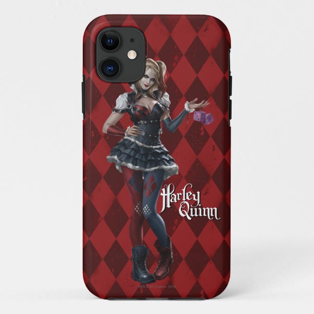 Capa Para iPhone Da Case-Mate Harley Quinn Com Felpudo (Verso)