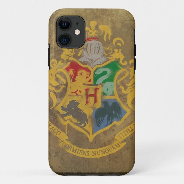 Capa Para iPhone Da Case-Mate Harry Potter | Hogwarts - Azul (Verso)