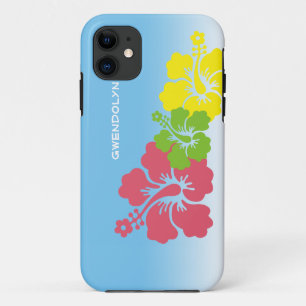 Capa Para iPhone Da Case-Mate Hawaiian tropical do trio da flor das flores do