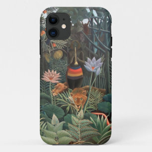 Capa Para iPhone Da Case-Mate Henri Rousseau O Surrealismo das flores da selva d