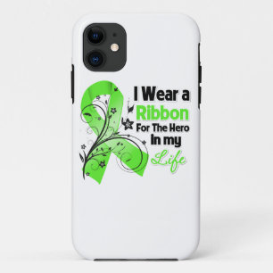 Capa Para iPhone Da Case-Mate Herói da fita do linfoma de Non-Hodgkins em minha