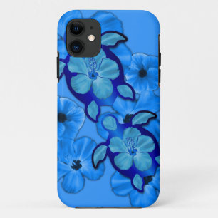 Capa Para iPhone Da Case-Mate Hibiscus e tartarugas azuis de Honu