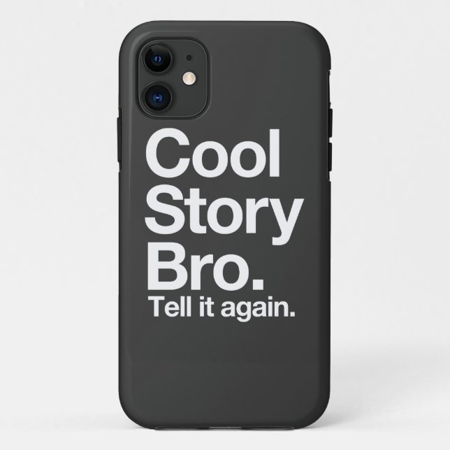 Capa Para iPhone Da Case-Mate História legal Bro (Verso)
